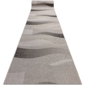 Dywany Luszczów Fortovet SISAL FLOORLUX design 20212 sølv / sort 120 cm, 120x240 cm