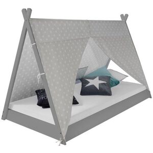 Homestyle4u Husseng - Tipi Med Madras - 90x200 - Grå