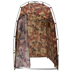 vidaXL telt til bruser/toilet/omklædning camouflage