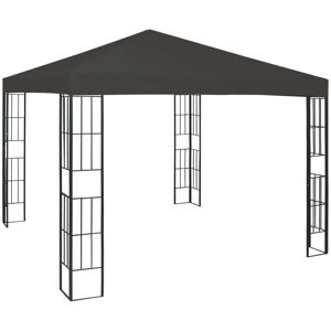 vidaXL pavillon 3x3 m antracitgrå