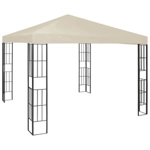 vidaXL pavillon 3x3 m cremefarvet