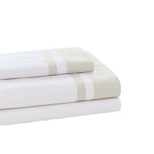 GreatTiger Bedding set Alexandra House Living Marbella White Single 3 Pieces