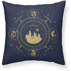 Cushion cover Harry Potter Christmas Gold Navy Blue 50 x 50 cm