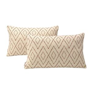 GreatTiger Cushion cover Alexandra House Living Burgundy 30 x 50 cm 2 Units