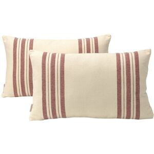 GreatTiger Cushion cover Alexandra House Living Burgundy 30 x 50 cm 2 Units