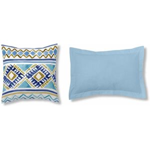 GreatTiger Cushion cover Alexandra House Living Blue 4 Pieces 2 Units