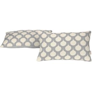 GreatTiger Cushion cover Alexandra House Living Astún Pearl Gray 30 x 50 cm 30 x 1 x 50 cm 2 Units