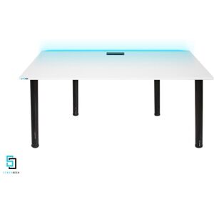 SyberDesk Computer Gaming Desk with LED For Gamers, Home Office