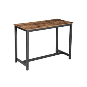 Mina Barbord - Køkkenbord - Spisebord - Træudseende - 120 x 60 x 90 cm