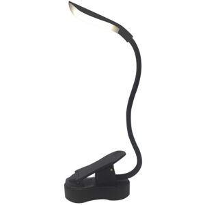 INF LED clip on lys, skrivebordslampe, læselys med øjenbeskyttelse, 3 farvetilstande