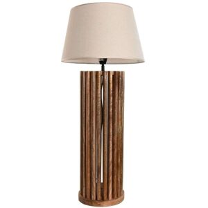 Desk lamp Home ESPRIT Brown Mango wood 50 W 220 V 23 x 23 x 72 cm