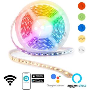 Nedis LED strip, multifarvet + hvid, 5 mtr.