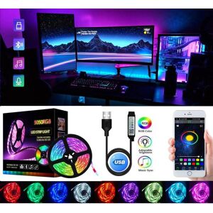 LIGHTHOUSE Fleksibel 5m RGB lyssløjfe / LED strip / LED-Strip Bluetooth APP