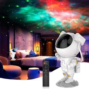 Megabilligt Galaxy Lamp - Nebula Star Projector med fjernbetjening