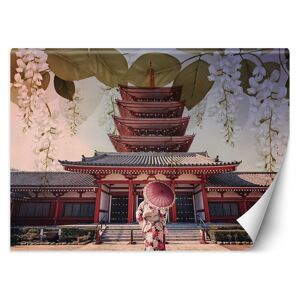 Feeby Vægmaleri, Geisha og Senso Ji tempel i Tokyo - 100x70