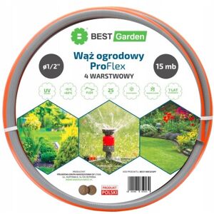 BEST GARDEN HAVESLANGE 1/2” 15m PRO FLEX BEDSTE HAVE