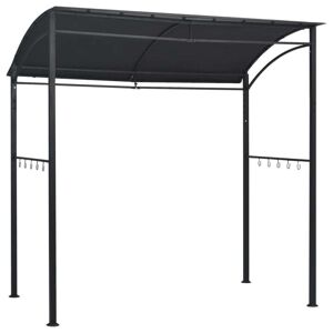 vidaXL grillpavillon 215x150x220 cm stål antracitgrå