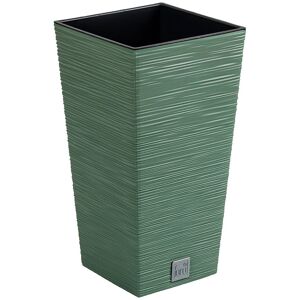 Prosperplast Blomsterkrukke 14l Furu Collection 29.5x29.5x55 Cm Grøn