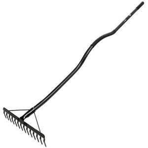 BEST GARDEN RAKE 14 Z. PROFILERET METALHÅNDTAG X6 (1/5) BEDSTE HAVE