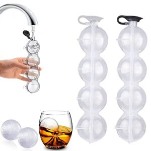 NSF 4-hullers Ice Cube Magers Round Ice Ice Mould Whisky Cocktail Vodka Ball Ice Mould Bar Fest Køkken Tilbehør