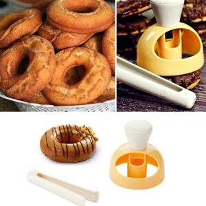 shopnbutik DIY Donut Mold Fondant Cake Plastic Kitchen Snack Tool