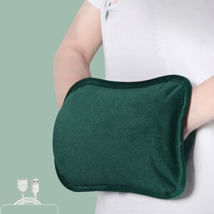 shopnbutik Waterless Graphene Hot Water Bag Rechargeable Hand Warmer,Style: Glove Version 1 Gear(Ink Green)