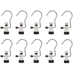 INF Krog med clips Rustfrit stål 10-pak - Hurtig levering 10-pack