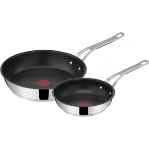 Tefal Jamie Oliver Cook's Classics stegepande sæt 20 cm + 28 cm, rustfrit stål