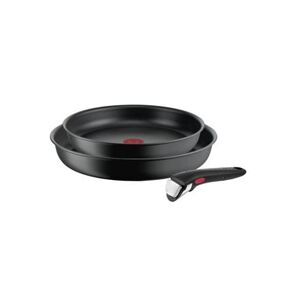 Tefal L7649253 Ingenio Ultimate   Frypan set   Frying   Diameter 24/28 cm   Suitable for induction hob   Removable handle   Black