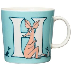 Arabia - Mumin / Moomin - ABC - Stor Mugg- H - 40 CL Turkos Design Tove Jansson