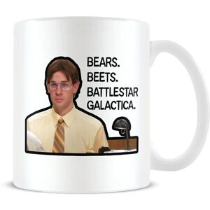 The Office Bear Beets Battlestar Galactica Mug