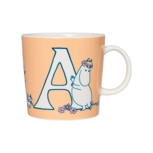 Arabia - Mumin / Moomin - ABC - A - Stor Mugg - 40 CL Orange Design Tove Jansson