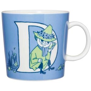 Arabia - Mumin / Moomin - ABC - D - Stor Mugg - 40 CL Blå Design Tove Jansson