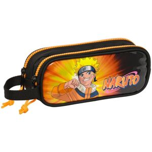 Double Carry-all Naruto Black Orange 21 x 8 x 6 cm