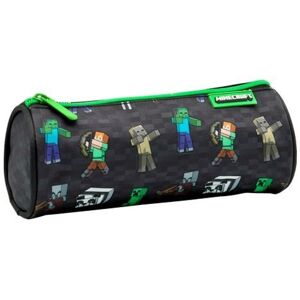 Cylindrical School Case Minecraft Skins (8 x 22 x 8 cm)