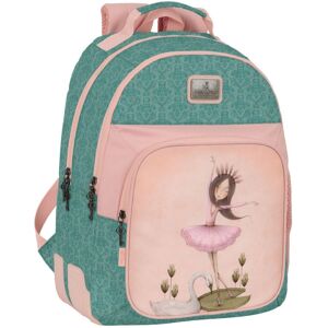 School Bag Santoro Swan lake Grey Pink 32 x 42 x 15 cm