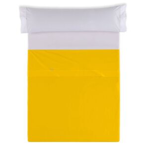 GreatTiger Top sheet Alexandra House Living Mustard 190 x 270 cm