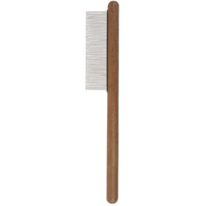 Shoppo Marte Cat Dog Solid Wood Comb For Removing Floating Hair Pet Cleaning Grooming Flea Comb(B)