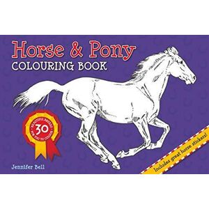 MediaTronixs Horse and Pony Colouring Pad (Colouri…, Jennifer Bell