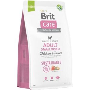 BRIT Care Dog Sustainable Adult Small Race Kylling & Insekt - tørt hundefoder - 7 kg