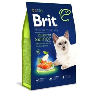 Kattemad Brit PREMIUM BY NATURE STERILIZED Voksen Laksefarvet Kalkun 1,5 Kg