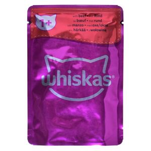 WHISKAS Klassiske måltider i sauce - våd kattefoder - 80x85 g