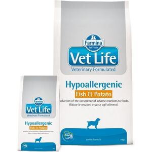 FARMINA Vet Life Hypoallergen Fish & Potato Canine - tørt hundefoder - 12 kg