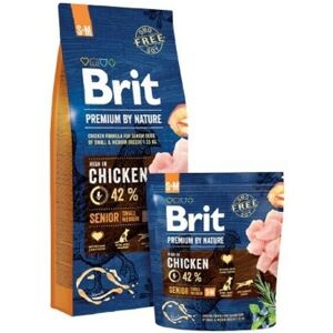 Foder Brit Premium by Nature Senior S+M Ældre Kylling 8 kg