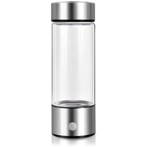 shopnbutik Portable Electrolyzed Water Cups Hydrogen-Rich Water Cups, Capacity: 420ml(Silver)