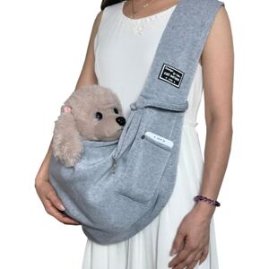 Shoppo Marte Pet Outing Carrier Bag Cotton Messenger Shoulder Bag, Colour: Gray