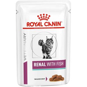 Royal Canin Med Fiskestykker I Sauce Renal 85g Våd Kat Mad 12 Enheder Flerfarvet