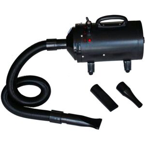 vidaXL blower til hund 3 dyser 2400 W sort