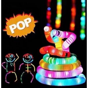 Toys Flash Pop Tube fidget. 8 stk