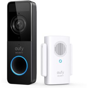 Intelligent Dørtelefonanlæg Eufy Video Doorbell 1080p Sort